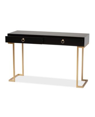 Beagan 15.7" Metal Contemporary Console Table