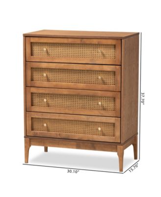 Ramiel 30.1" Rattan Mid-Century Chest