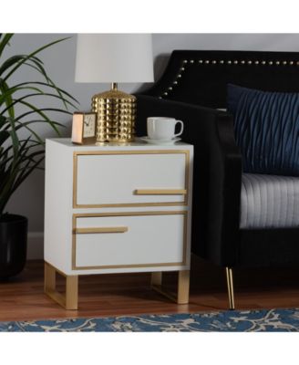 Giolla 11.8" Metal Contemporary End Table