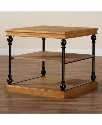 Boxton Studio Sebastian 28.1" Metal Traditional End Table
