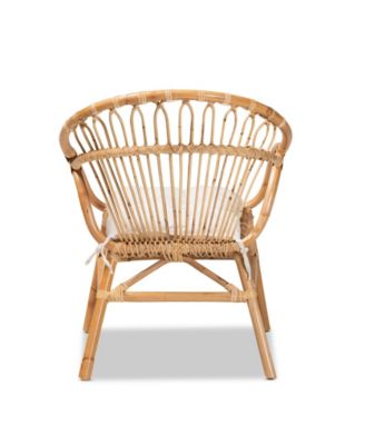 Benicia 23" Rattan Bohemian Dining Chair