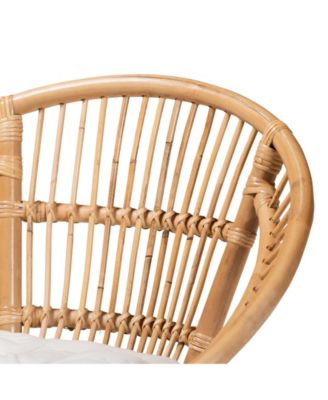 Adrina 23" Rattan Bohemian Dining Chair