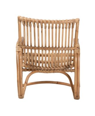 Blanca 29.7" Rattan Bohemian Accent Chair