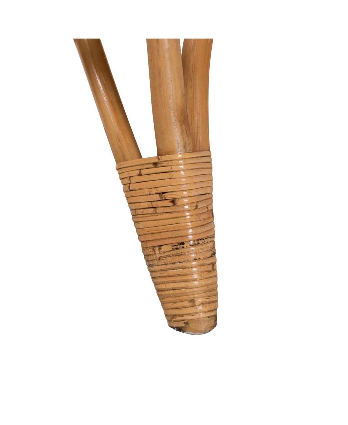 Furniture Earvin 31.9" Rattan Bohemian Armchair