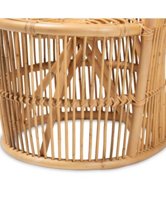 Narva 31.3" Rattan Bohemian Accent Chair