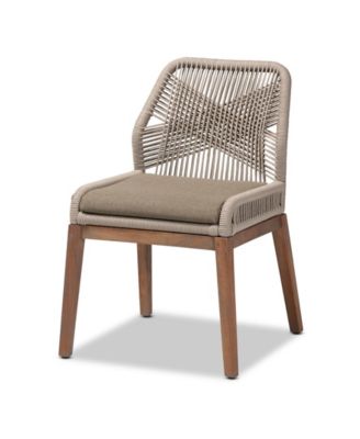 Jennifer 25.2" Wood Mid-Century Dining Side Chair