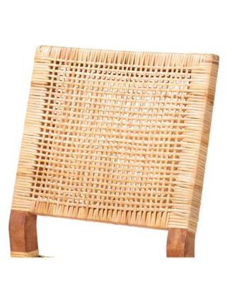 Lesia 40" Rattan Bohemian Counter Stool