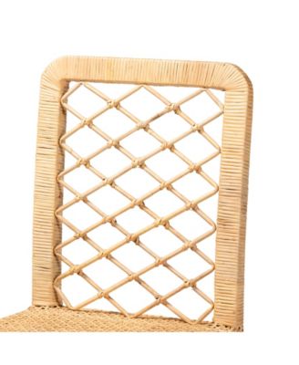 Moscow 40.4" Rattan Bohemian Counter Stool