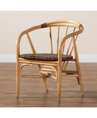 Kyoto 23.8" Rattan Bohemian Dining Chair