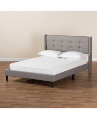 Boxton Studio Casol 60.6" Fabric Mid-Century Full Platform Bed