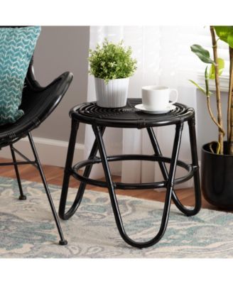 Pertessa 17.7" Rattan Bohemian End Table
