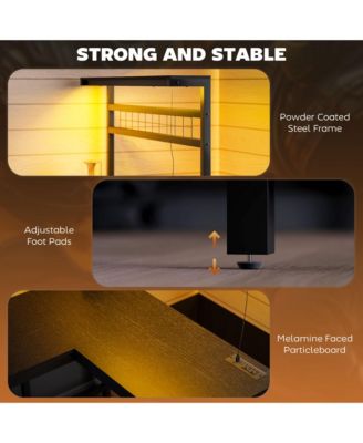 L Shaped Desk, Convertible Corner Desk for Small Space,