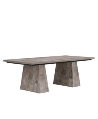 63-Inch Executive Desk, Large Office Computer Desk with Double Pedestal, Modern Simple Workstations