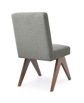 3-Piece Round Dining Table Set for 2, Upholstered Chairs with Rubberwood Legs, Modern Kitchen Table Set for Small Spaces