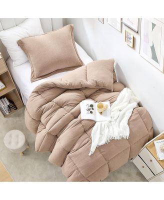 Thicker Than Thickest - Coma Inducer Oversized Comforter Set - Mocha Meringue