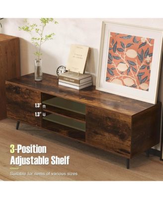 TV Stand for 60" TVs Mid Century Modern Media Console Table