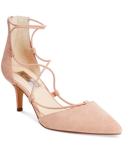 INC International Concepts Daree Lace-Up Pumps, Only at Macy's - Pumps ...