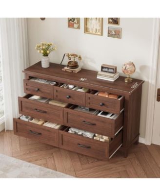 54" Wide Storage Freestanding Drawer Dresser