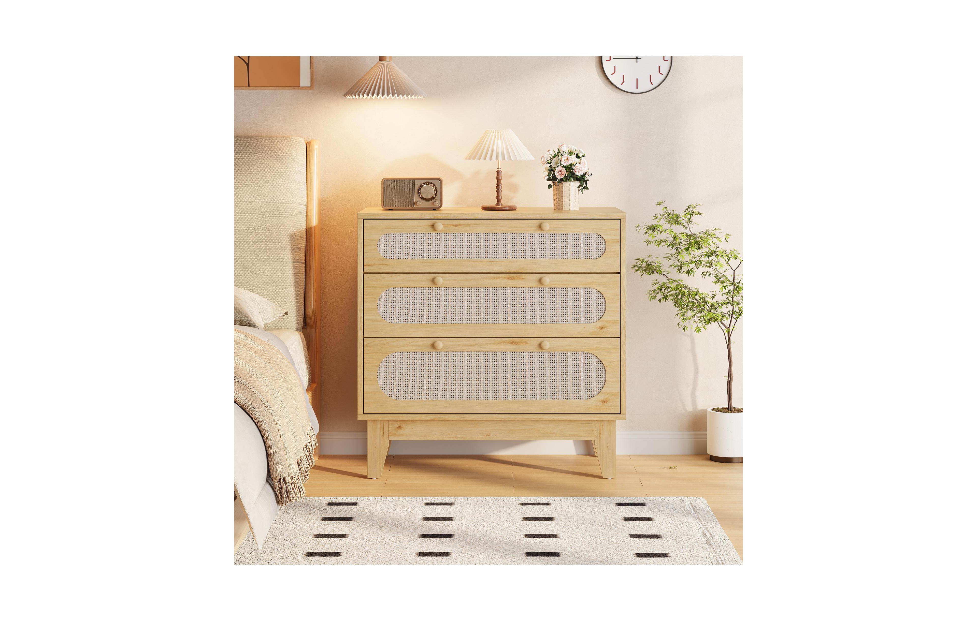 Gaomon 3 Drawer Dresser for Bedroom, Wide Modern Chest of Drawers