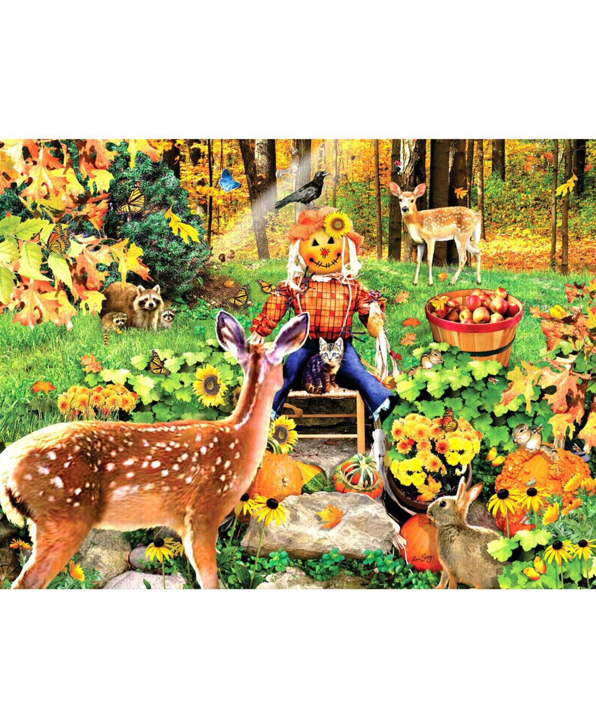 SunsOut Whose That? 500 piece Jigsaw Puzzle for Adults Halloween