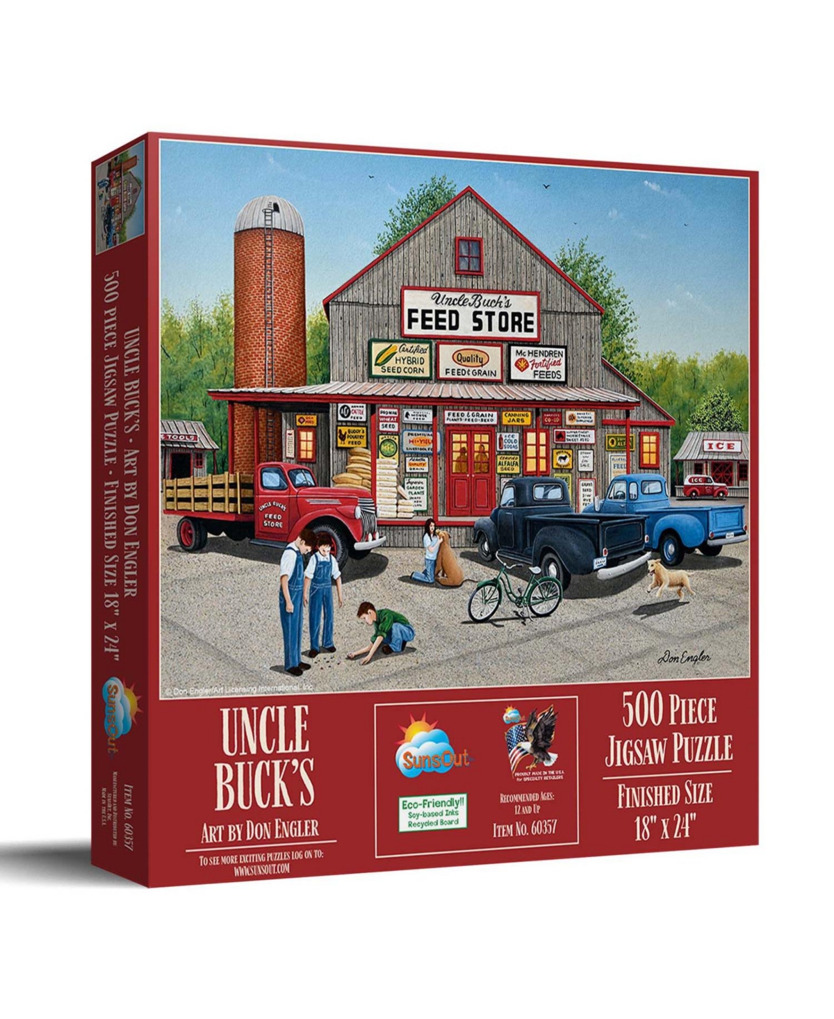 SunsOut Uncle Buck's 500 piece Jigsaw Puzzle for Adults