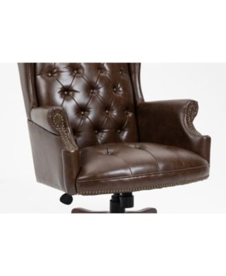 Height-Adjustable Executive Office Chair for Comfort and Style