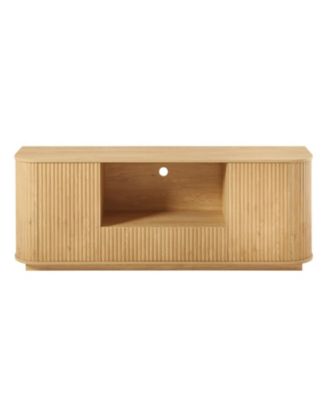 64" Wavy TV Stand - Natural