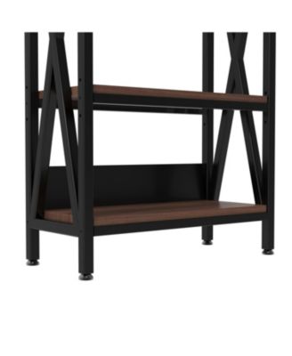 Streamdale 56" Baker's Rack 4-Tier Metal/Wood Kitchen Storage Organizer