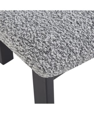 Streamdale Upholstered Armless Dining Chairs With Metal Legs (Set of 2)