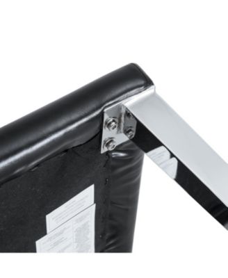 PU Dining Chairs Silver Legs (Set of 4)