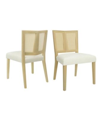  Rattan Dining Chair Without Arm  Set of 2