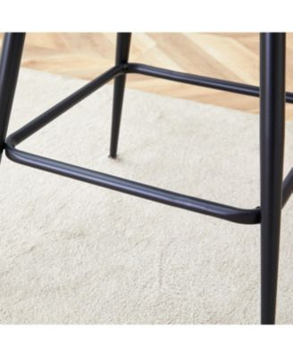 Retro Green Rotating Bar Stools (Set of 4)