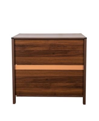 2 Drawer Farmhouse File Cabinet Filing Cabinet with Lock for Home Office