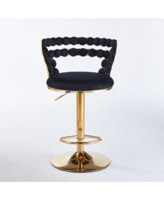 Velvet Bar Chairs (Set of 2)