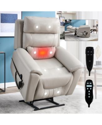 Power Lift Recliner, 350 LBS, Massage & Heat