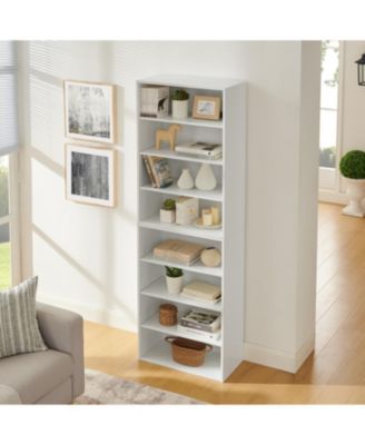 CD DVD Storage Cabinet Bookcase Adjustable Shelf