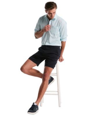 Men's Croquet Print Collared Shirt