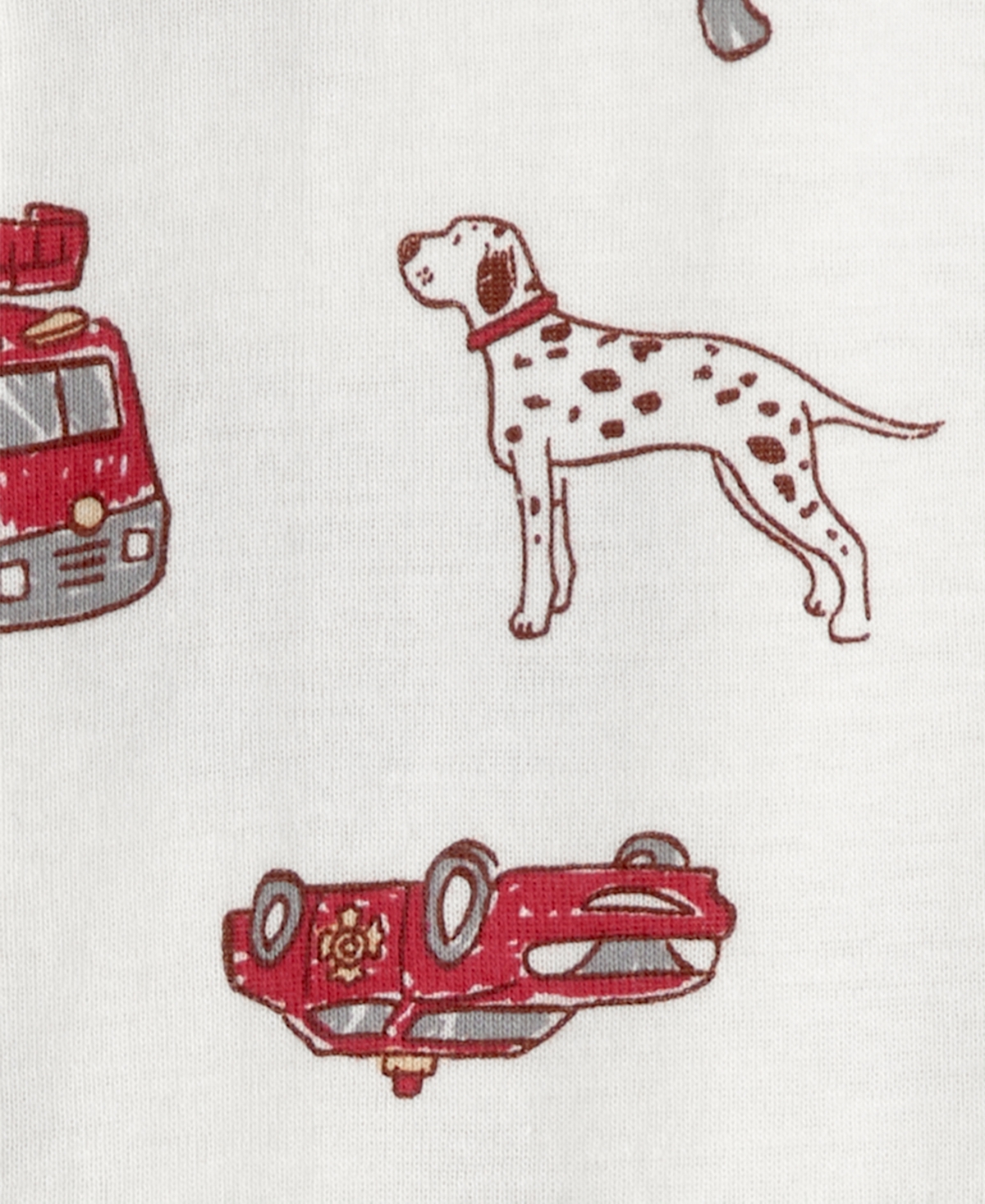 Carter's Baby Boys' Firetruck Snug Fit One-Piece Pajama