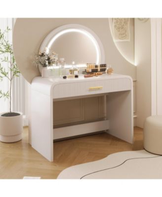 Streamdale 39" Lighted Mirror Vanity Table with Drawer