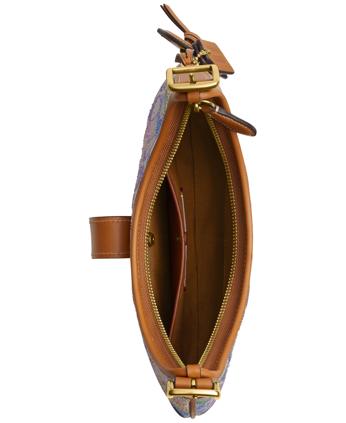 Coach Originals Hamptons Small Crystal Signature Jacquard Hobo Bag