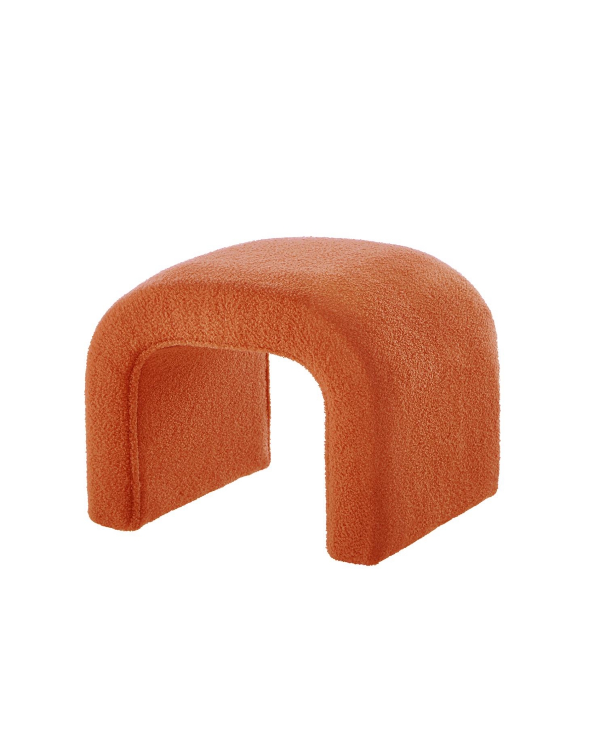 Streamdale Furniture U-Shaped Teddy Ottoman Bench Set of 3