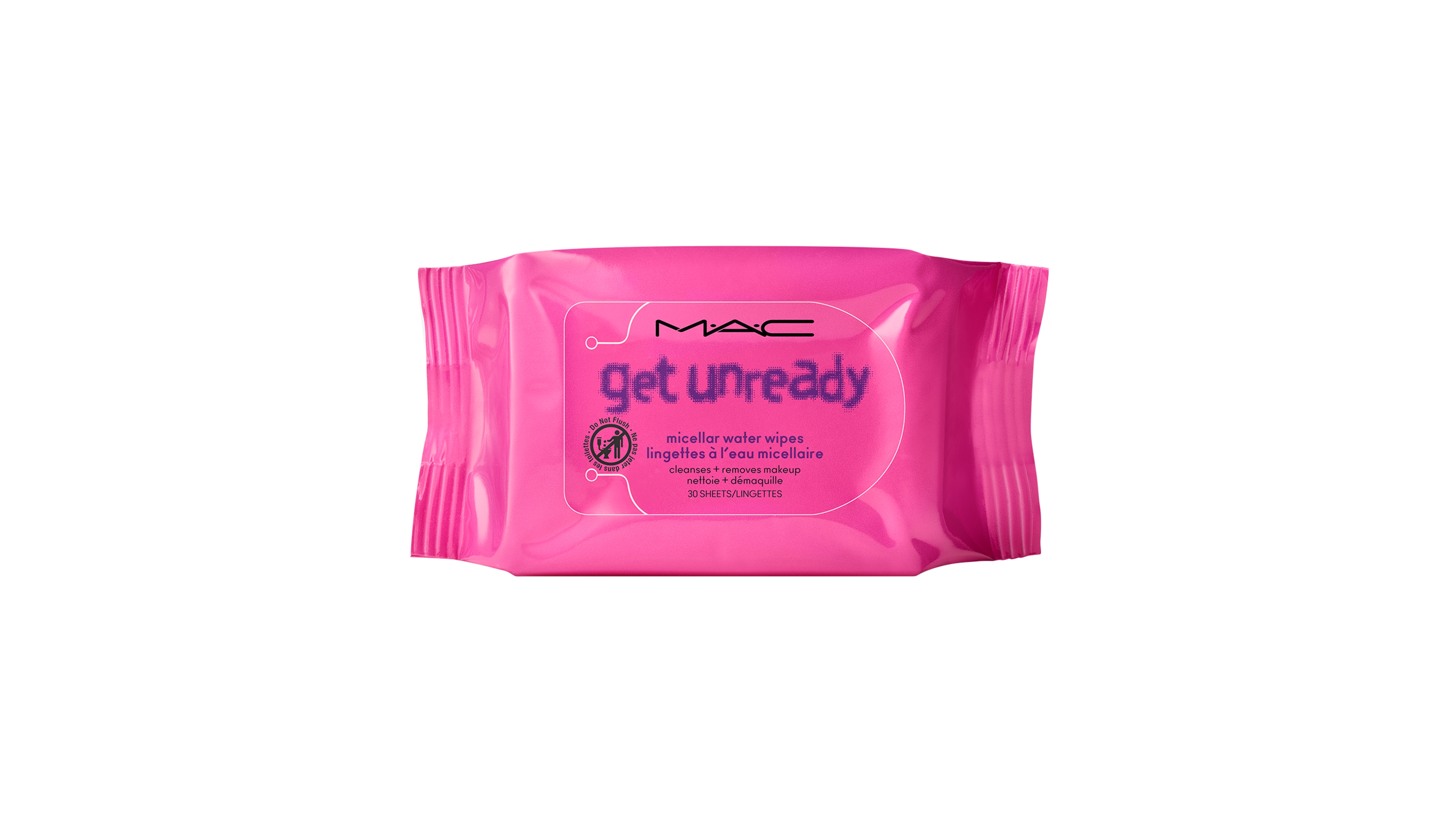 Mac Gently Off Cleansing Wipes, 30-Pack