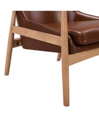 Streamdale PU Leather Accent Chairs (Set of 2)