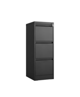Streamdale 3-Drawer Metal File Cabinet with Lock