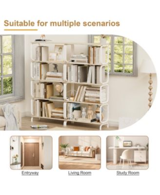 Industrial Bookshelf, Open 5-Tier