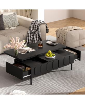 Streamdale Lift-Top Coffee Table w/ Drawers & Hidden Storage