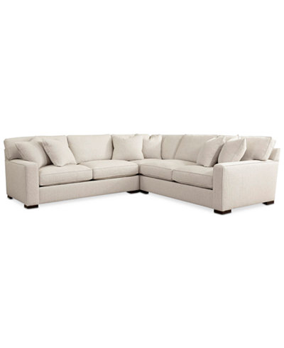 Kelly Ripa Home Ampton 3-Pc. Sectional, Only at Macy's