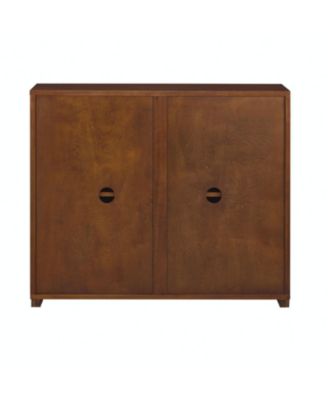 Walnut Sideboard Buffet Cabinet with Outlets