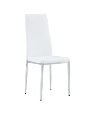 Diamond Quilted Dining Chairs (Set of 4)