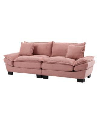 Streamdale Corduroy Sofa Sleeper with Comfy Cushions